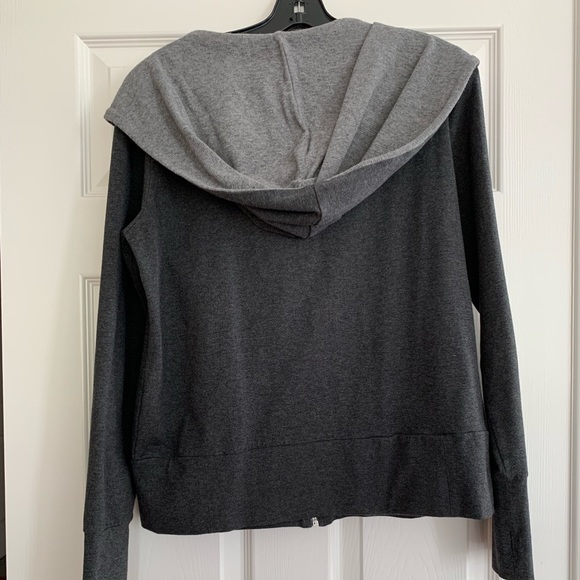 Calvin Klein Performance Sports Hoodie with front Tie Bow Front Zipper L - Picture 2 of 7